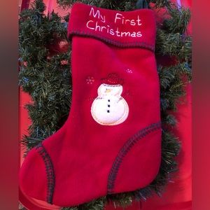Baby’s First Christmas Stocking